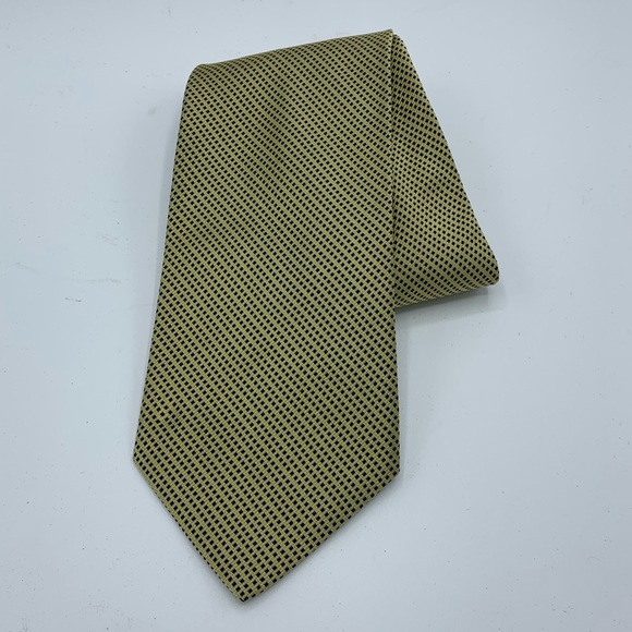 Brooks Brothers OS Gold 100% All Silk Dress Tie - Picture 1 of 3